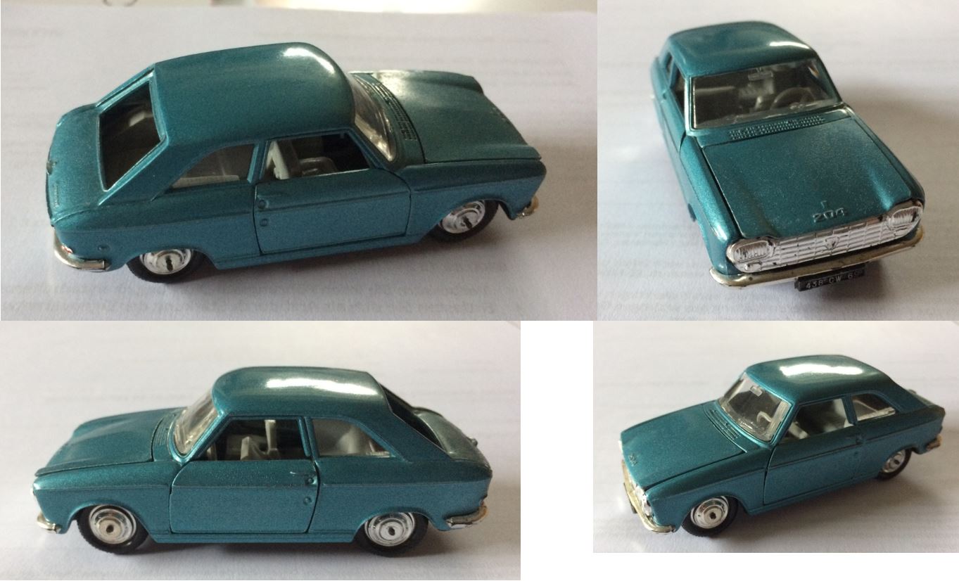 204 coupé Norev Jet car bleu métal.JPG